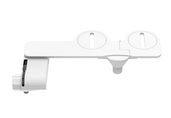 Sleek Dual-Nozzle Bidet Attachment