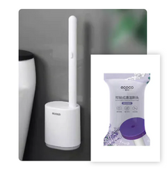 Disposable Toilet Brush with Cleaning Liquid