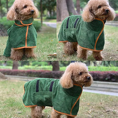 Quick-Dry Microfiber Pet Robe