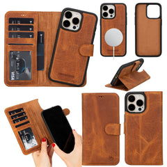 Casper Leather iPhone 14 Pro Wallet Case | MagSafe