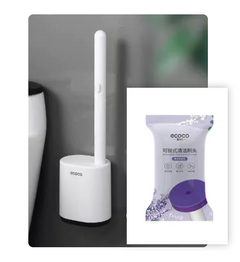 Disposable Toilet Brush with Cleaning Liquid