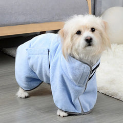 Quick-Dry Microfiber Pet Robe