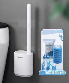 Disposable Toilet Brush with Cleaning Liquid