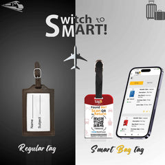 Smart Bag Security Tag - Spain Flag [Pack 2]